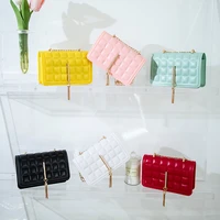 2022 fashion jelly bag shoulder bag for women chians crossbody bags clutch wallet purse female small handbag luxury designer