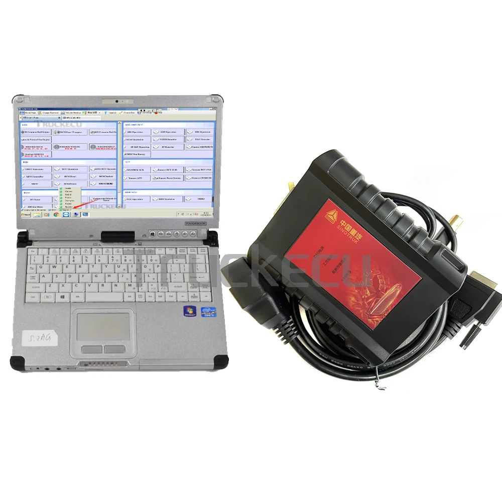 

Диагностический комплект OBD для Sinotruck EOL Howo DENSO, инструмент для диагностики двигателя с общей топливной магистралью для тяжелых грузовиков + ...