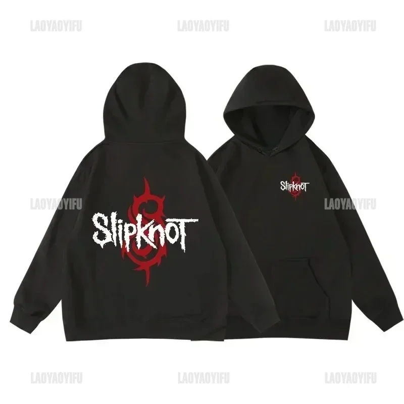 Фото Новый S-Slipknots Prepare for Hell Tour Rock Band Женская и мужская толстовка с капюшоном Повседневная одежда Толстовка с капюшоном Теплая уличная одежда Пуловеры Топ №1