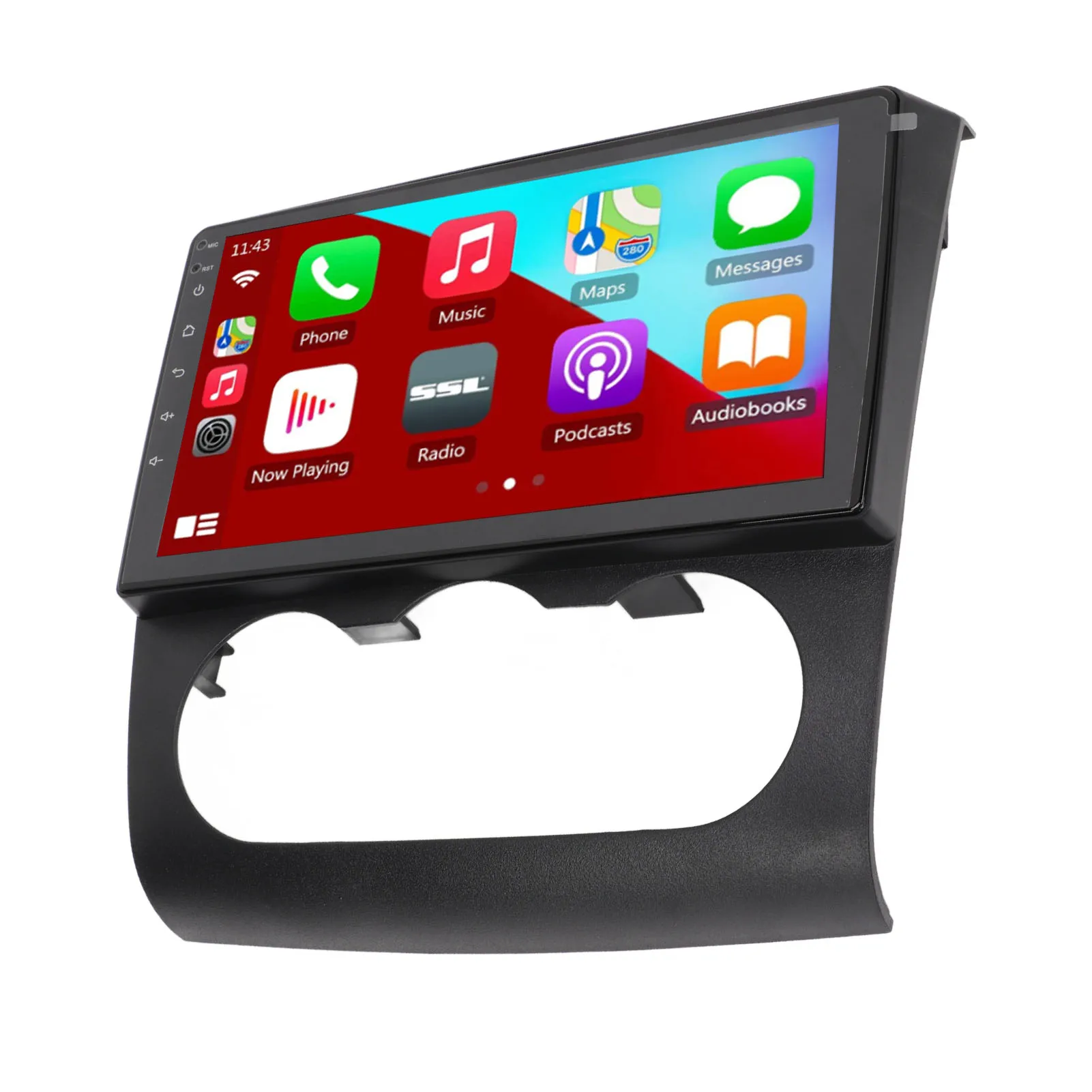 автомобильный стерео с сенсорным экраном 9 дюймов для Android 11 Wifi Bluetooth 5 0 8 ядер