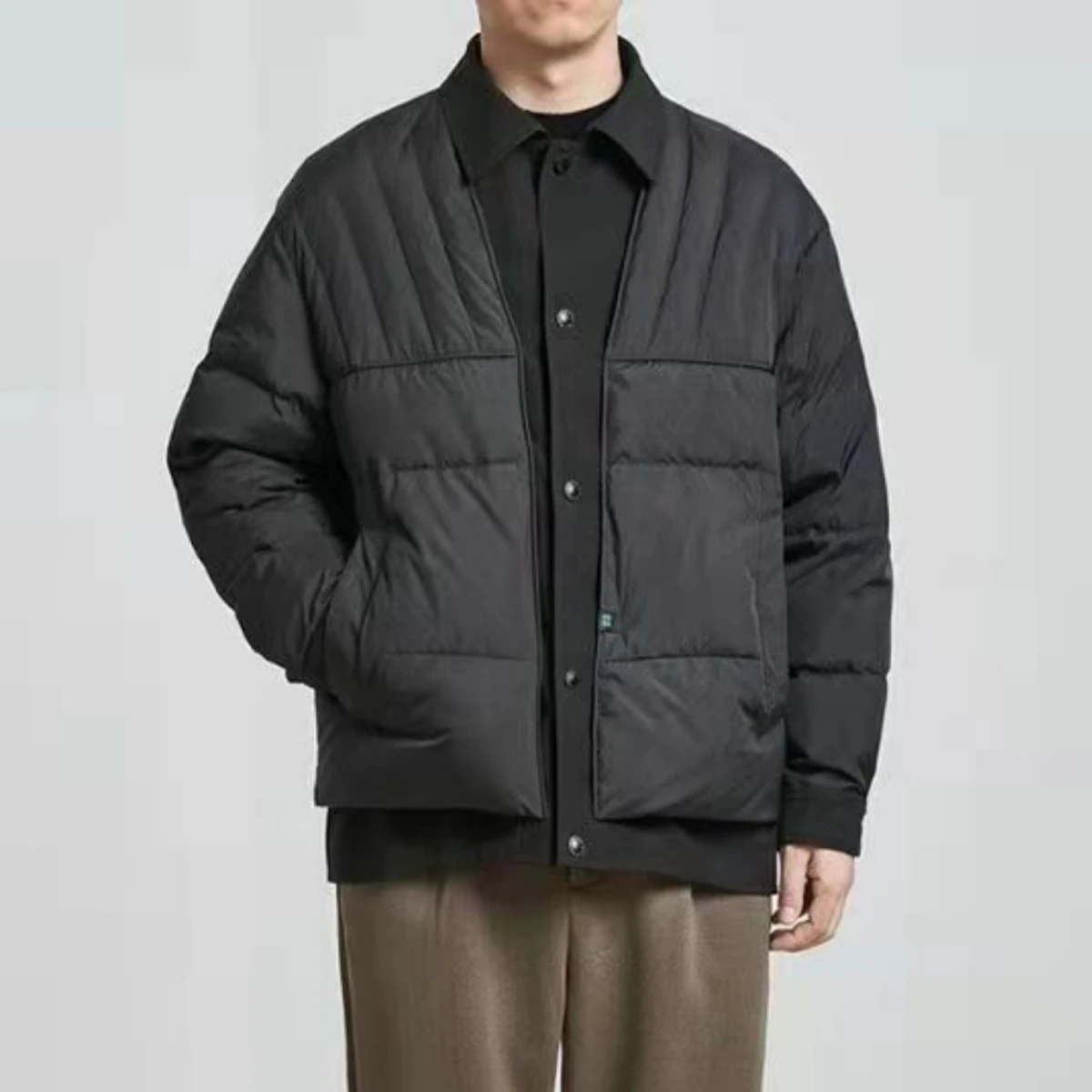 Luxury Designers Brands Winter Jacket Men Parka Warm Bomber Jackets Windbreaker Korean Fashion Business Casual Coats