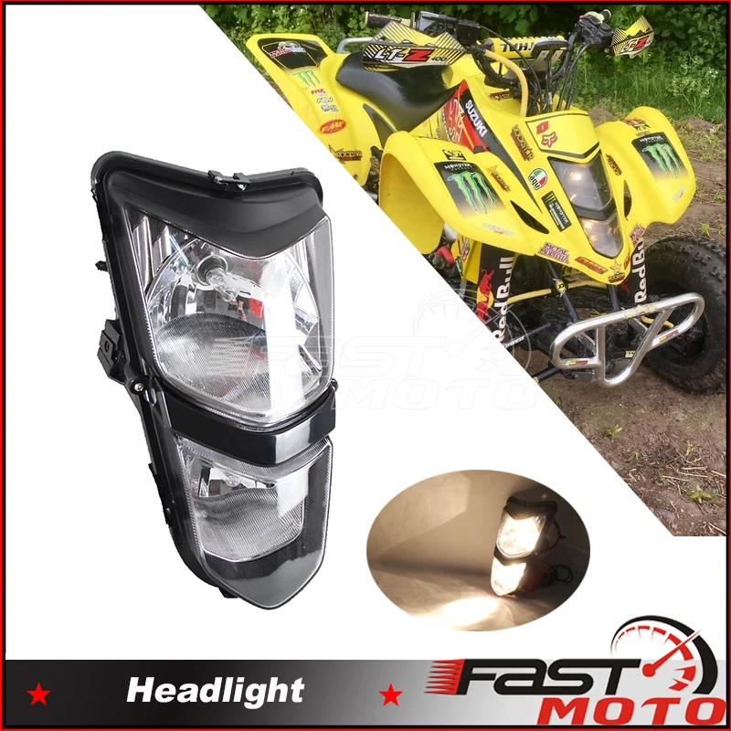 

ATV Twin Headlamp Headlight For Suzuki LTZ400 LT-Z400 Z400Z 2003-2008 Kawasaki KFX400 KSF400 Quadsport Headlights Lamp Assembly
