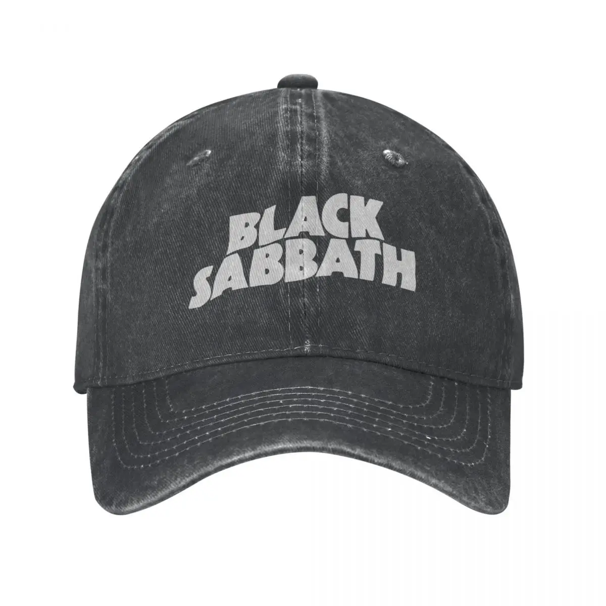 

Black Sabbathe Music Denim Baseball Caps Hats High Quality Sun Caps Peaked Men Women Headwear