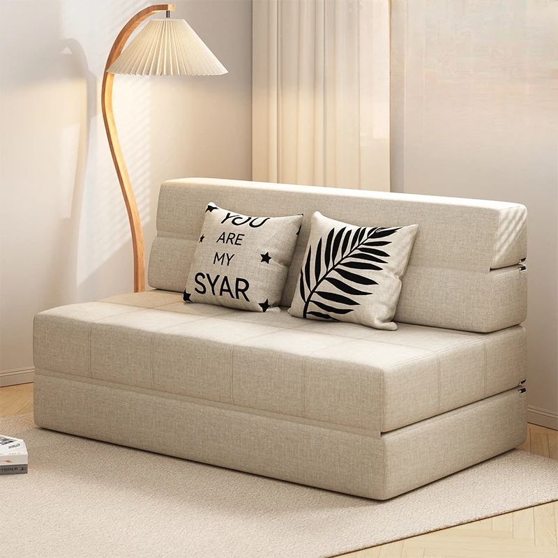 Большой удобный диван-кровать напольный диван семейная эстетика одноместный