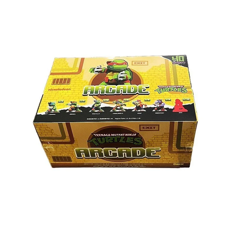 Фото Коллекционная фигурка Mightyjaxx In Stock Blind Box Teonage Mutant Ninja Tartles Arcade Series: модная игрушка, креативный подарок для коллекционеров №5
