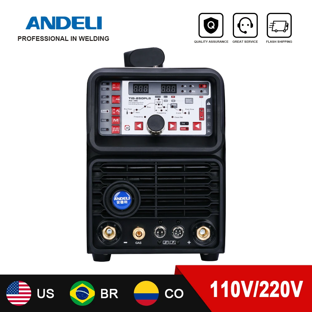ANDELI Мексика США бесплатная доставка Φ 220 В/110 В AC DC 110 a HF холодная сварка/Импульсная