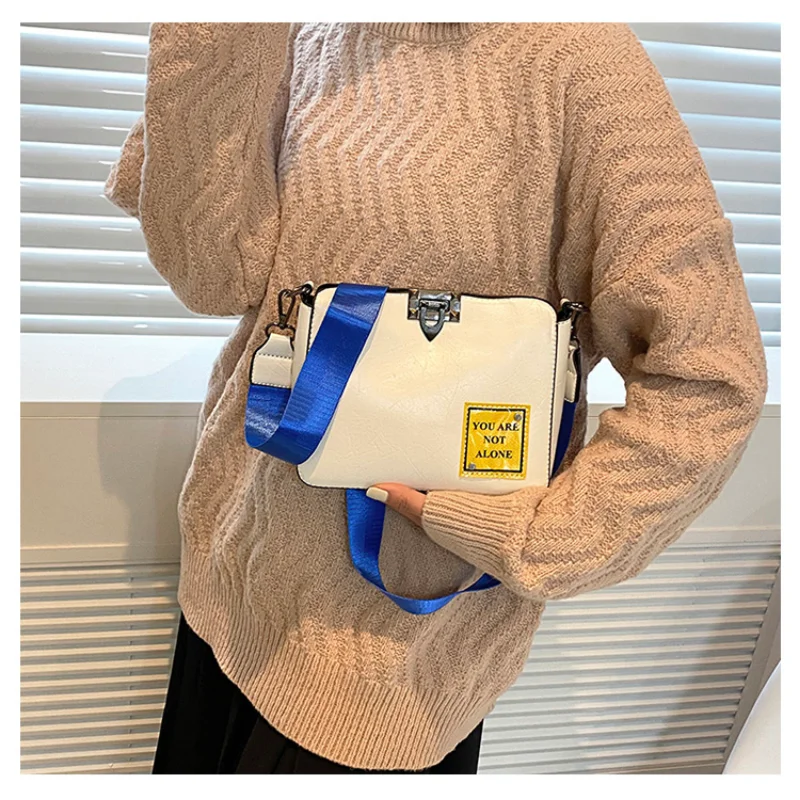 2023 Fashion Casual Ribbon Women's Shoulder Bag Trendy Men's Korean Color Ribbon Messenger Bag Men's And Women's IPad Backpack