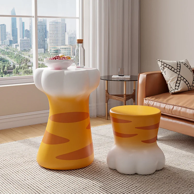 Милые Мультяшные украшения для чайного столика пола современные креативные дома