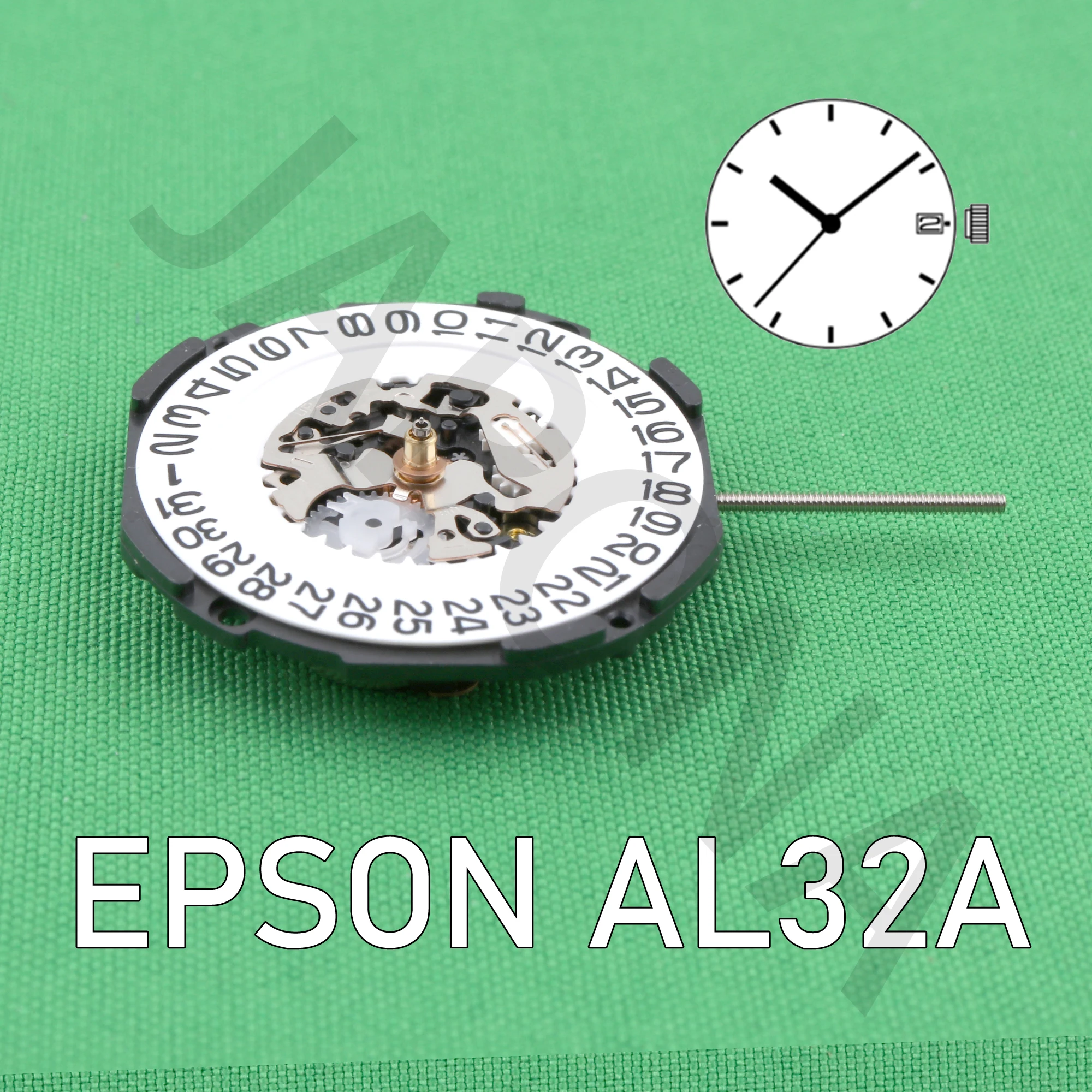 al32 movement EPSON AL32A  quartz movement japan movement Standard movement with date display