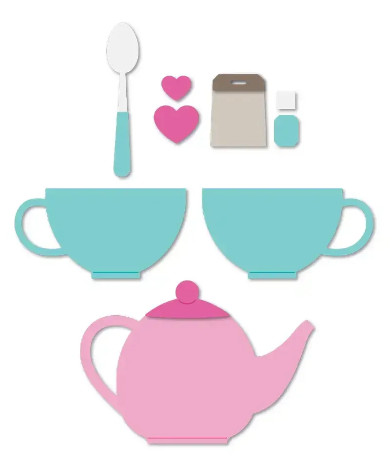 Химический набор металлических вырубных штампов для рукоделия скрапбукинга