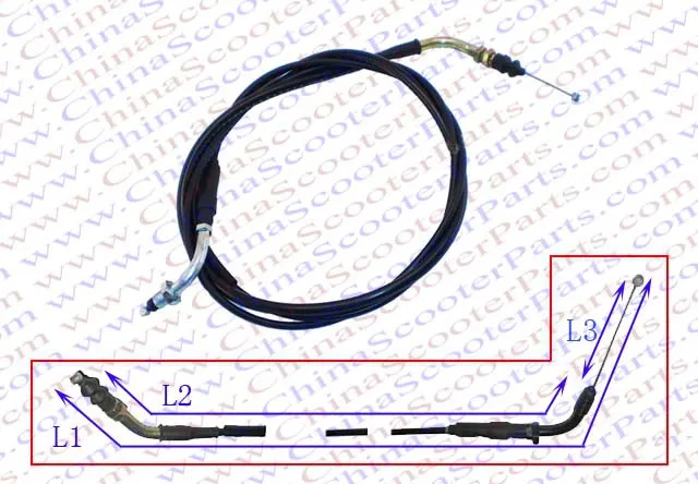 

203CM 79.9 Inch Throttle Cable Scooter ATV Quad Chopper 50CC 125CC 150CC 250CC
