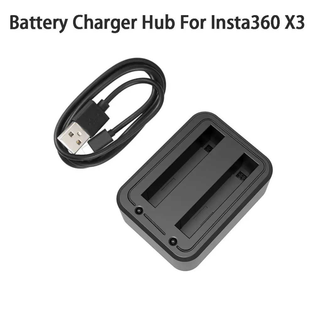 

Зарядное устройство для батарей Insta360 X3 с двумя USB-портами