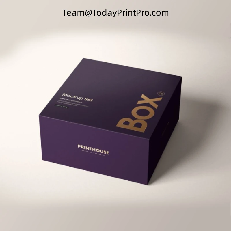 Packaging With Tray Custom Fancy Sweet Candy Gold Drawer Box Paperboard Box For Gift