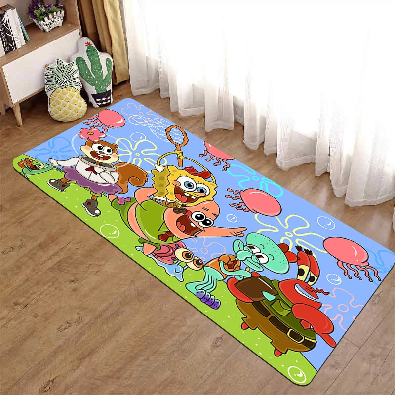 

Home Kitchen SpongeBob SquarePants Floor Mat Bedroom Living Room Bedside Rug Hallway 40x60cm Carpet Bathroom Entrance Doormat