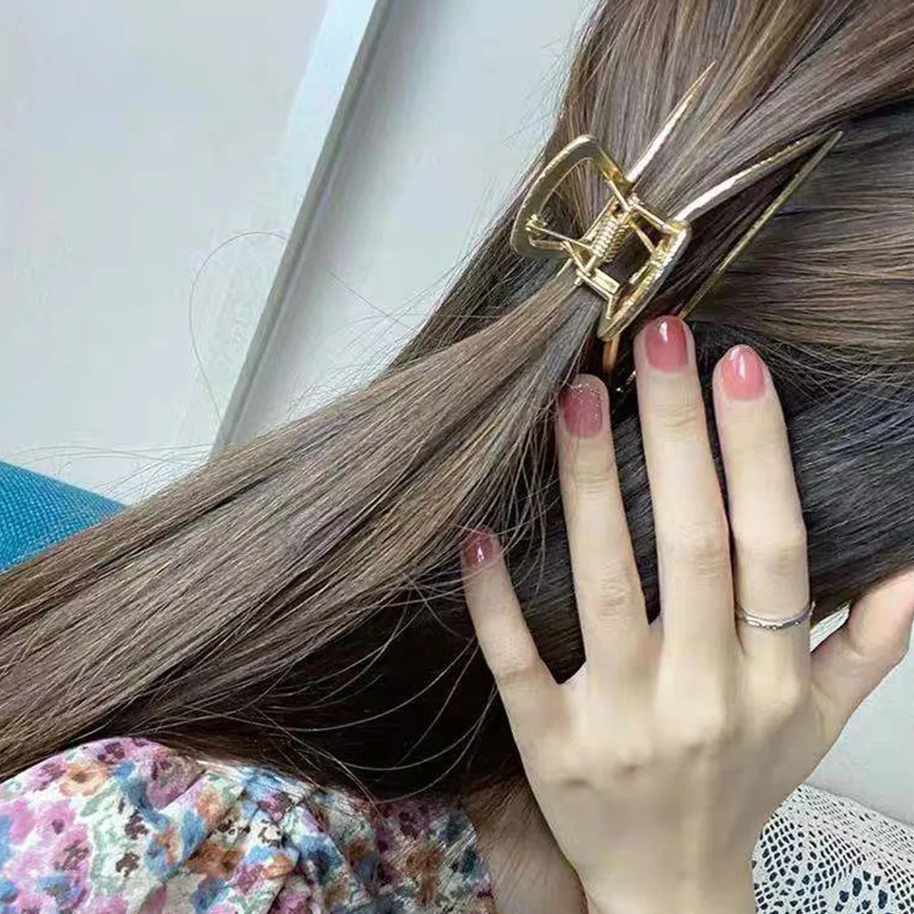 

Metal Hairpin Women Girls Geometric Claw Clamp Crab Sweet Bath Decoration Hair Clip Barrette Girls Hair Accessories Wholesale