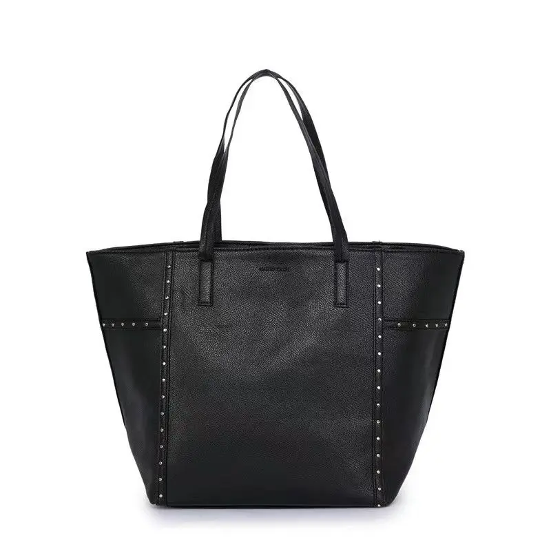 

Luxury Designer Purses Vintage MANGO Women's Handbags New Korean Fashion Casual Shoulder Portable Mummy Rivet Shopping Tote Bags