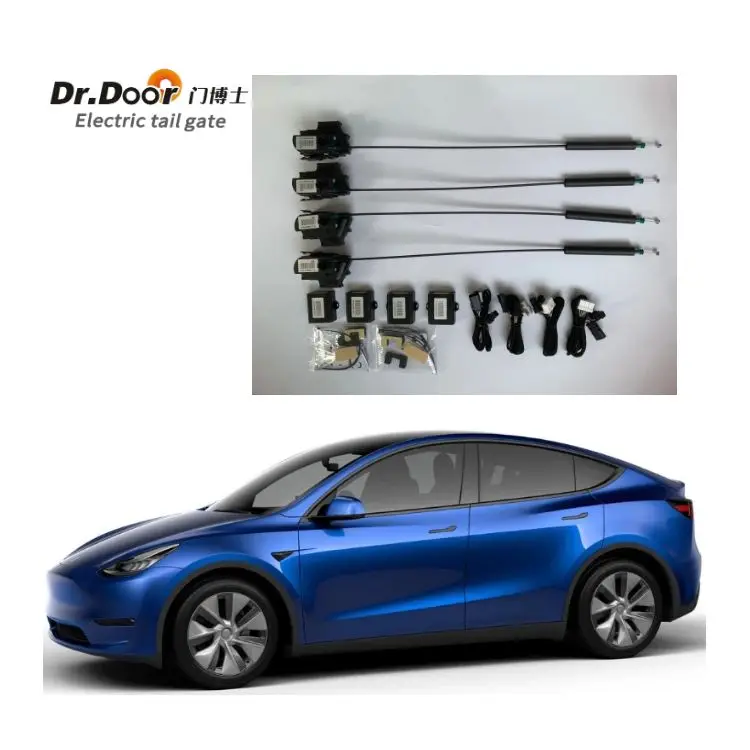 

Автомобильные аксессуары, автоматическая Магнитная Дверь, автомобильные мягкие закрывающиеся двери для Tesla Model 3 Y, умная всасывающая дверь