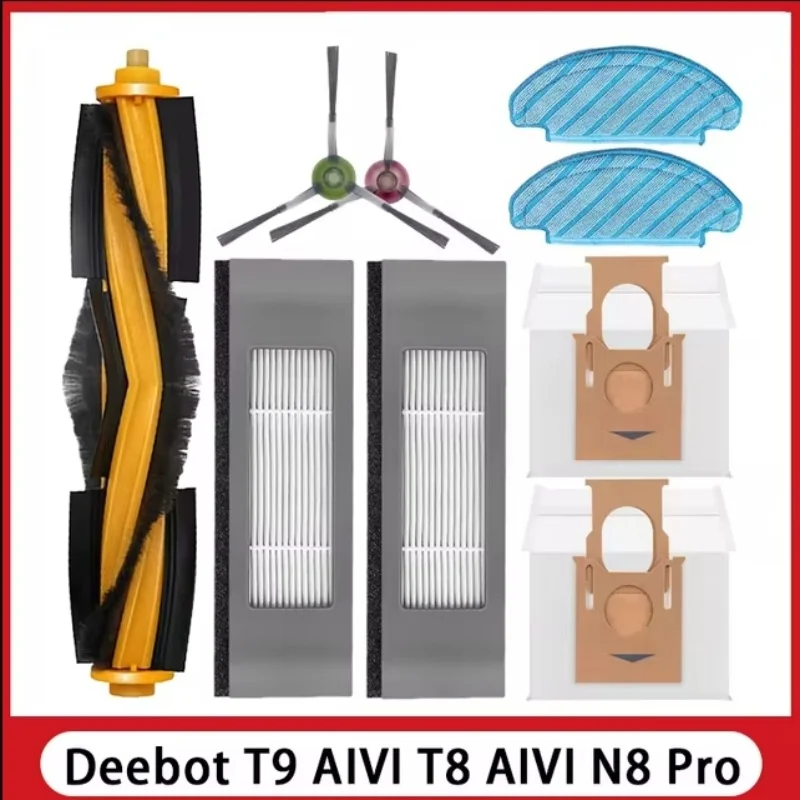Аксессуары для роботов-пылесосов ECOVACS  Deebot T8 AIVI T9 AIVI N8 Pro AIVI N9 N10 N10 Plus