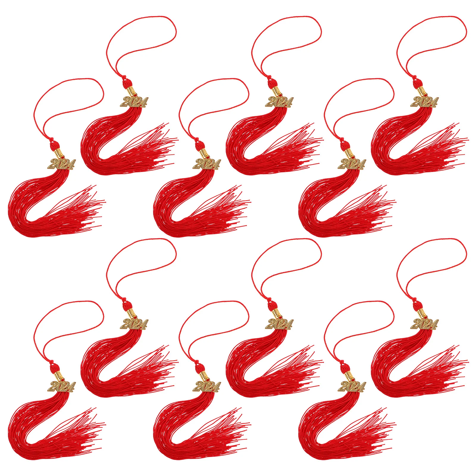 12 шт. Кепка на выпускной с кисточками 2024 декоративная шляпа Шарм сделай сам