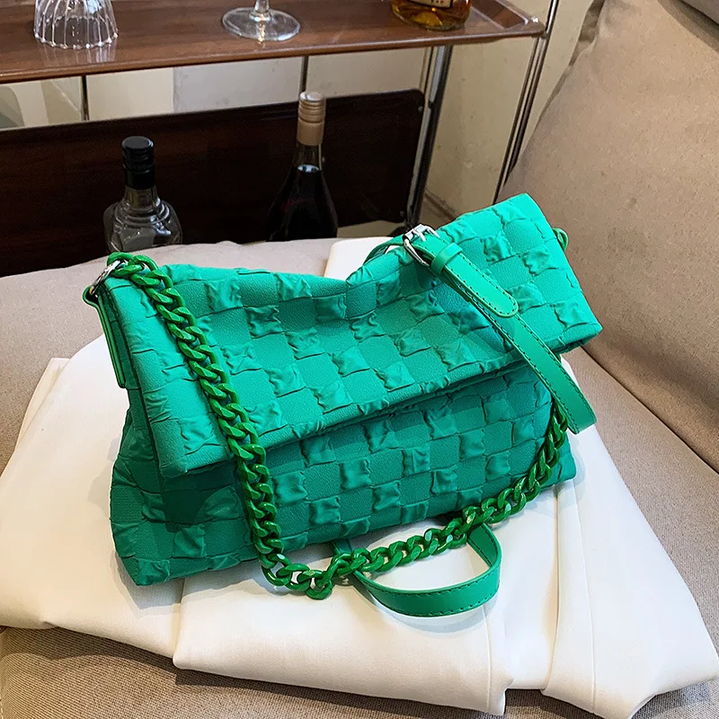 

Роскошные Дизайнерские Сумочки на цепочке, кошелек, фирменные большие женские сумки для женщин, трендовая мягкая сумка через плечо со склад...