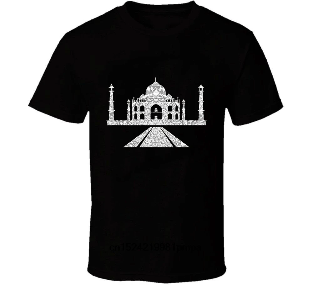 

Funny Men t shirt t-shirt tshirts tee Fashion Taj Mahal Mandala Summer T-shirt