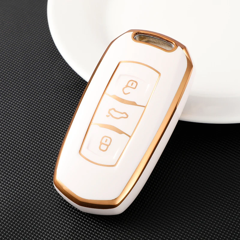 

Auto Holder Accessories For Geely Atlas Boyue NL3 EX7 SUV GT GC9 Emgrand X7 Borui TPU Car Smart Key Cover Case Shell Fob