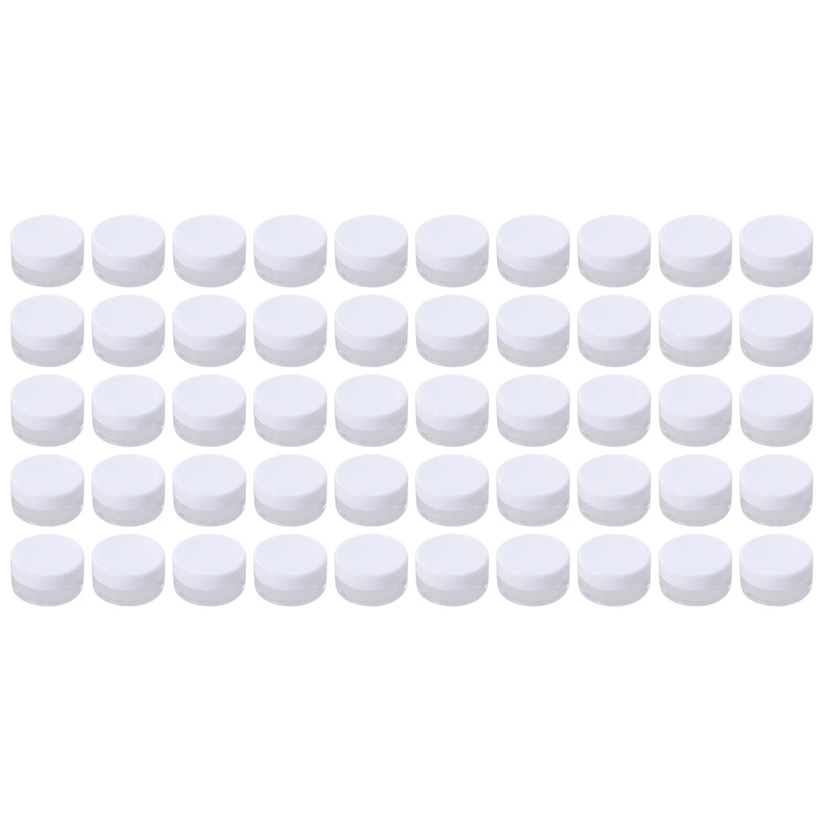 

Пустые банки для кремов, 50 шт., маленькие банки с крышкой, контейнеры для лосьона