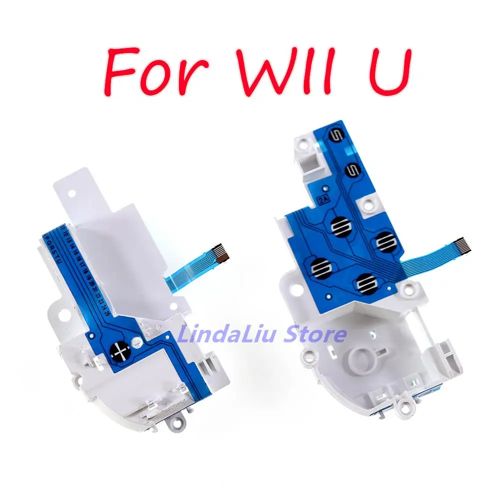 

10sets Original For Wii u WII U Pad Controller Left right Conductive Film Key Button Ribbon Flex Cable with Bracket