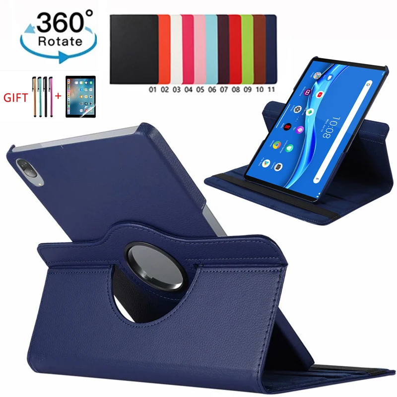 

360 Degrees Rotate Cover For Lenovo P 11 J606 funda For Lenovo Tab P11 cases TB-J606F TB-J606N TB-J606L Soft Stand Tablet Case