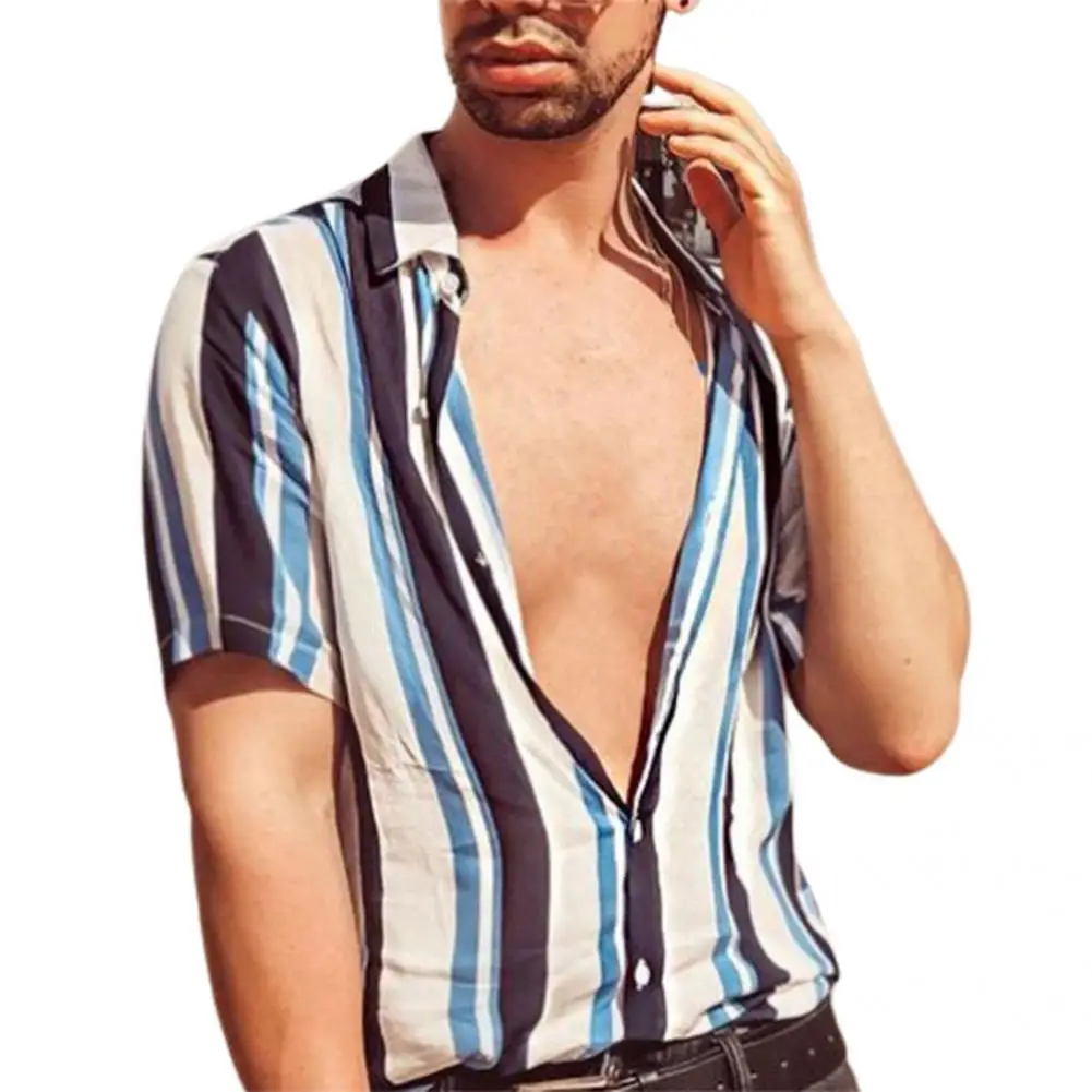 

Потрясающий Мужской Топ, износостойкий однобортный летний топ для отдыха, Мужской Топ