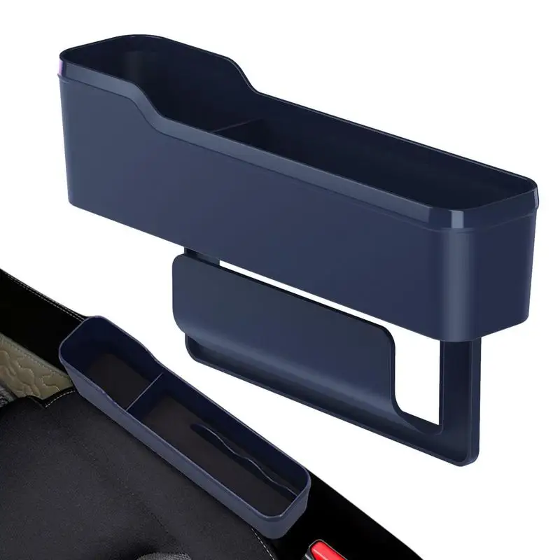 

Detachable Integrated Molding Car Crevice Storage Box Seat Gap Slit Pocket Seat Organizer Card Phone Bottle Cups Holders
