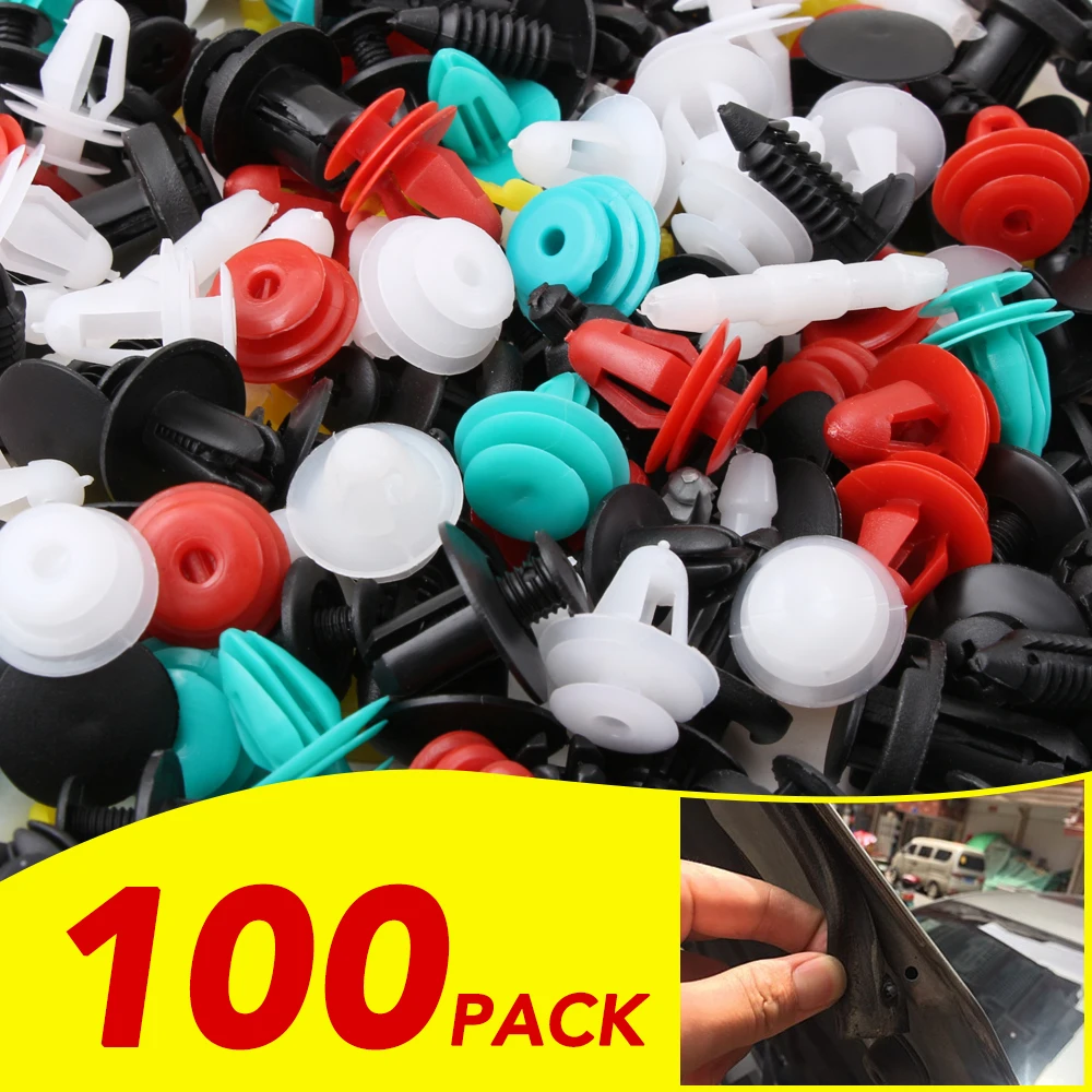 

100 шт. смешанные зажимы для Volkswagen VW Polo Golf 4 5 6 7 Beetle MK1 MK2 MK3 MK4 MK5 MK6 Bora CC Passat B6 B5