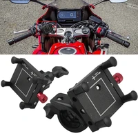 aluminum alloy bicycle phone holder stand bike motorcycle handlebarrearview mirror mount four jaw locking stable mobile