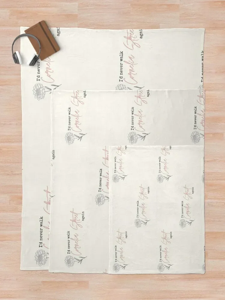 Одеяло Never Walk Cornelia Street Throw Blanket