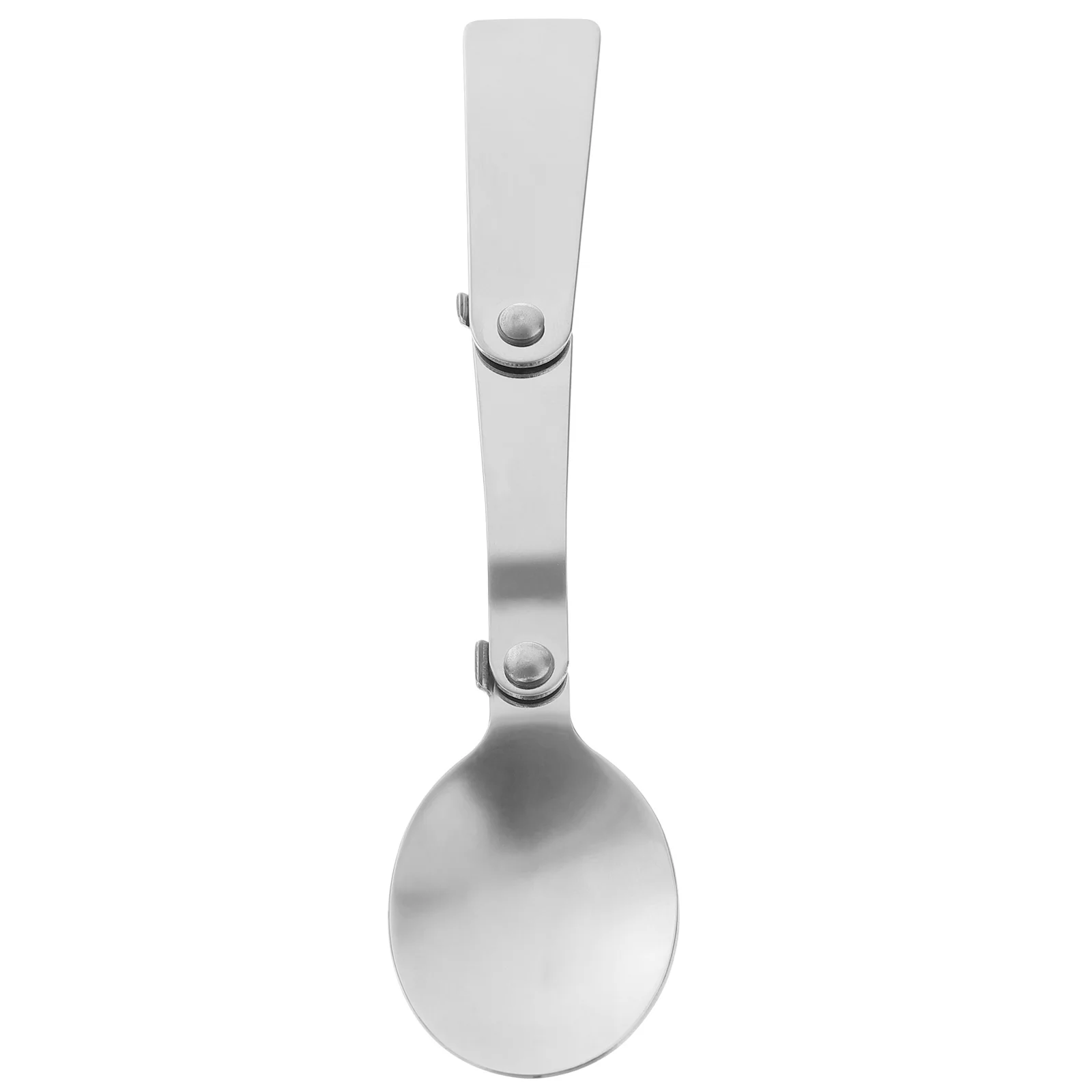 

Spoon Foldable Scoop Cream Steel Ice Stainless Tea Coffee Folding Cutlery Travel Fruit Soupstirrer Noodles Campingfood Flatware
