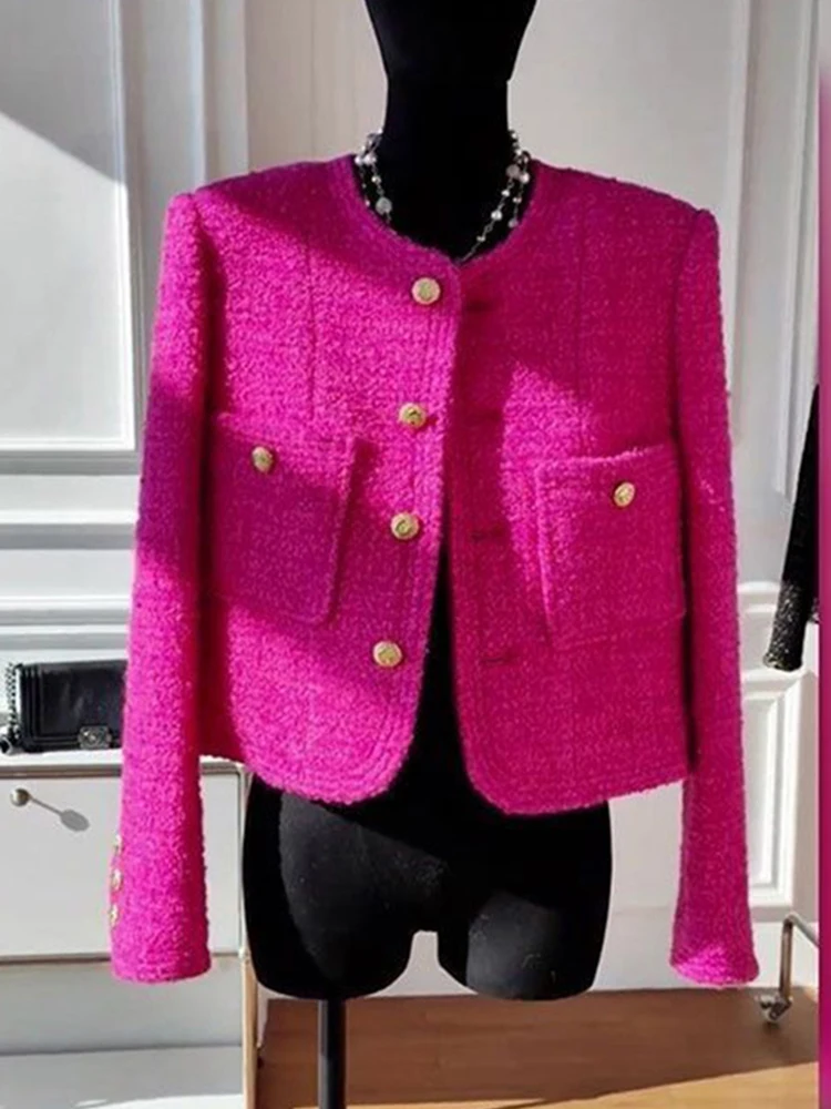 Женская короткая куртка в Корейском стиле элегантная маленькая парная во