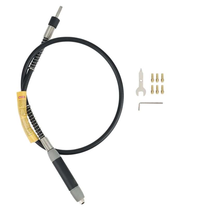 

Гибкий вал Подходит для вращающегося шлифовального инструмента Dremel 400 Вт вращающиеся инструменты 110 мм с 6 патронами для аксессуаров Dremel