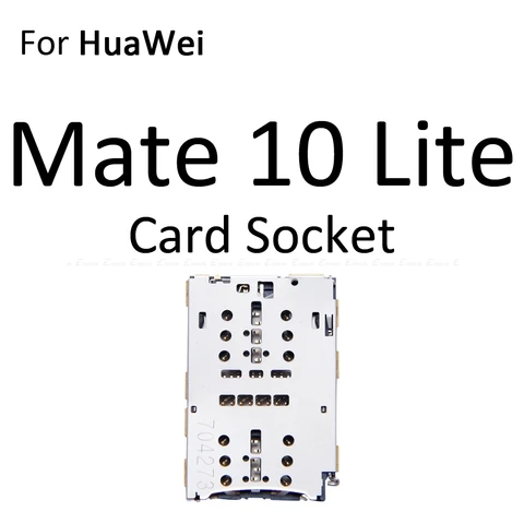 Лоток для Sim-карты/карты Micro SD, держатель гнезда, слот, контейнер, соединитель, адаптер, считыватель частей для HuaWei Mate 10 Pro Lite