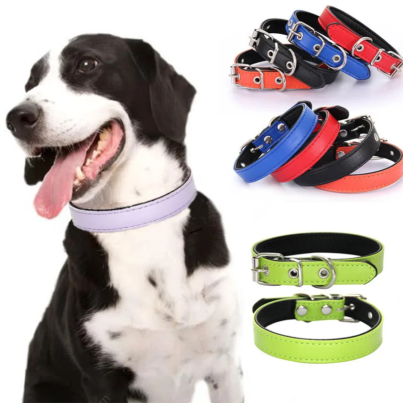 

Ошейник для домашних животных, прочный регулируемый, однотонный, простой, маленький, для щенков, кошек и собак