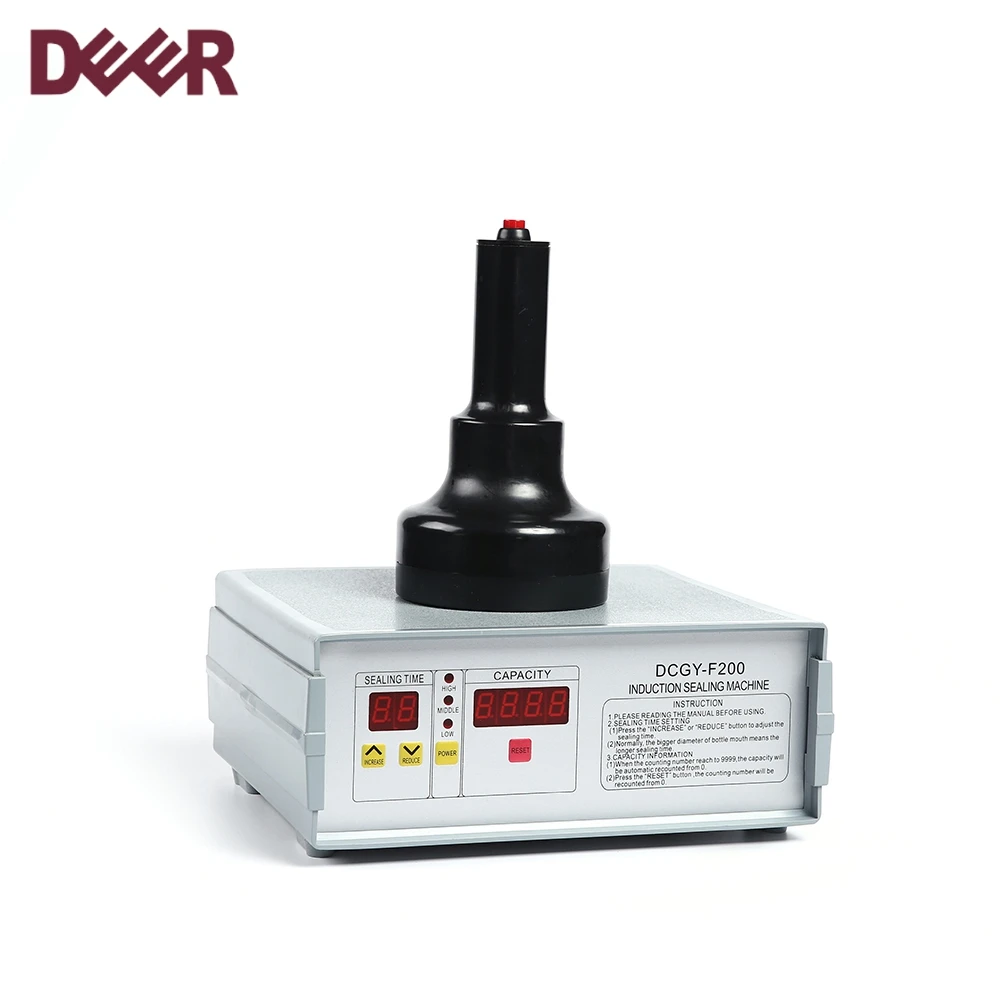 

Good quality low price induction plastic cap aluminum foil bottle sealing sealer machine