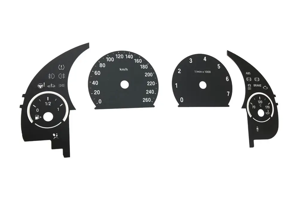 

Speedometer dials from MPH to km/h Gauges For BMW F10,F15,F25,F01 -