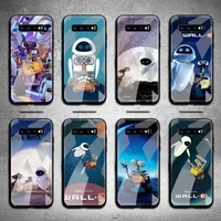 walle wall%c2%b7e eve phone case tempered glass for samsung s20 plus s7 s8 s9 s10 note 8 9 10 plus