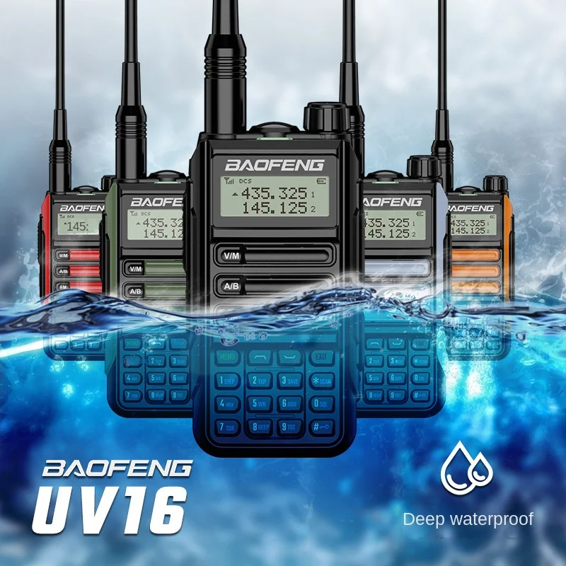 Baofeng Uv16 Walkie Talkie Outdoor High-power FM Handheld Marine Wireless Waterproof Platform Front 5R Self Driving