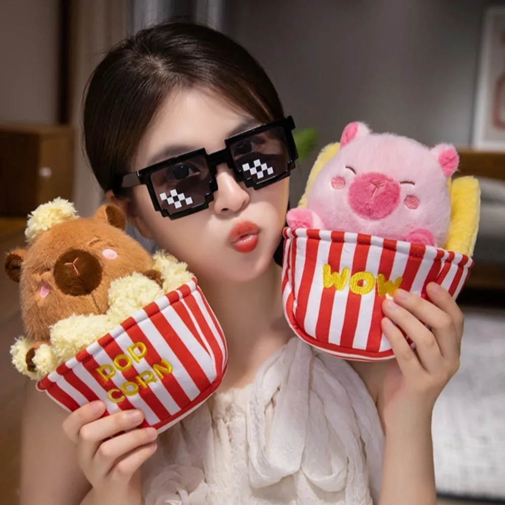 Шакьямуни капибара плюшевая игрушка попкорн халат монаха кукла пушистый цветок