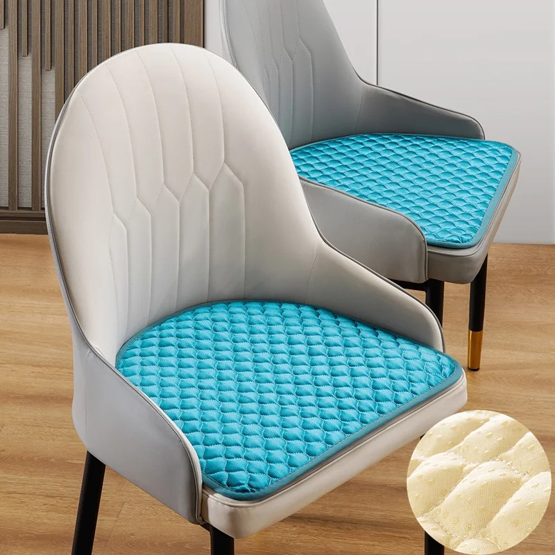 Seat Cushion Cover Horseshoe Shape Kitchen Chair Covers Anti Slip Seat Case For Kitchen Office Hotel Party