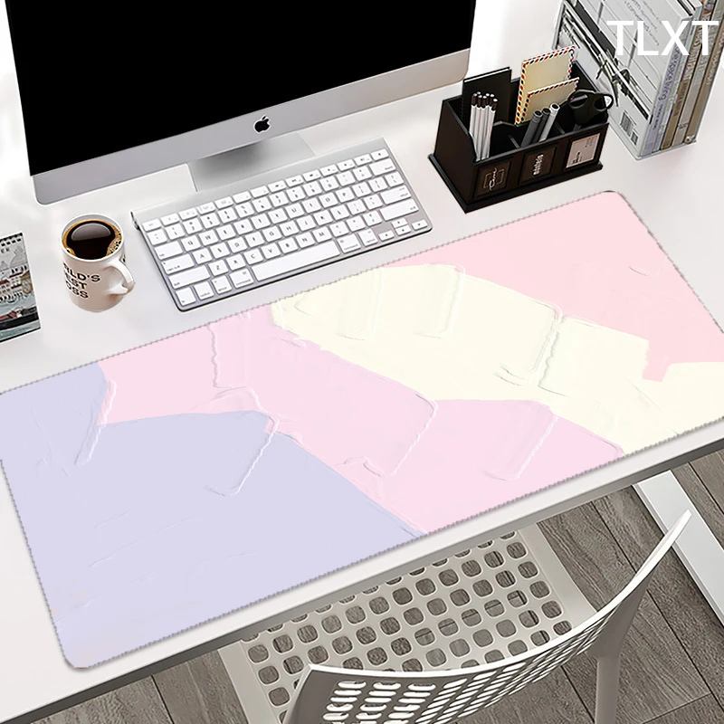 

Graffiti Colorful Table Carpet Personalized Fabric Mouse Pad Office Desk Pad Mouse Mat Big Mausepad Keyboard Mat For Computer