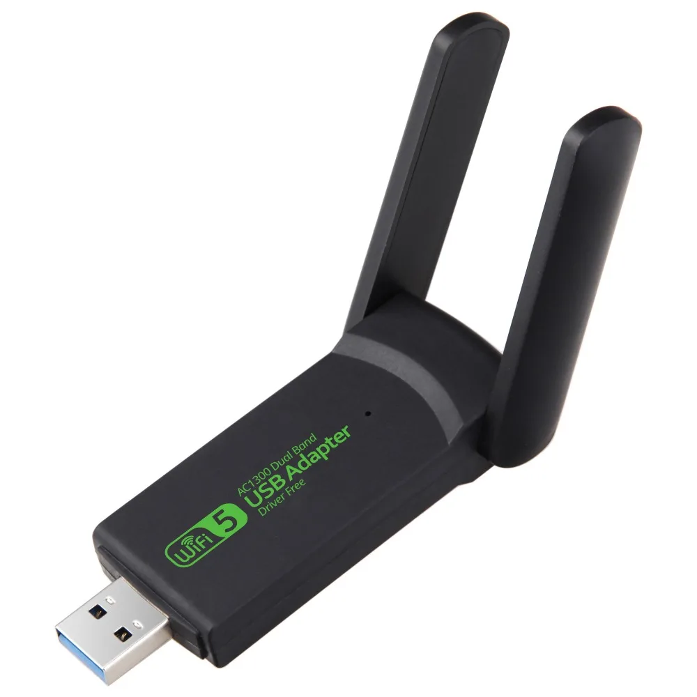 Фото USB-адаптер Wi-Fi AC1300 USB3.0 MT7612U, двухдиапазонный (2.4G/5.8G), без драйверов, Wi-Fi приемник, точка доступа, сетевая карта для ноутбуков с Windows 7/8/10/11 №4