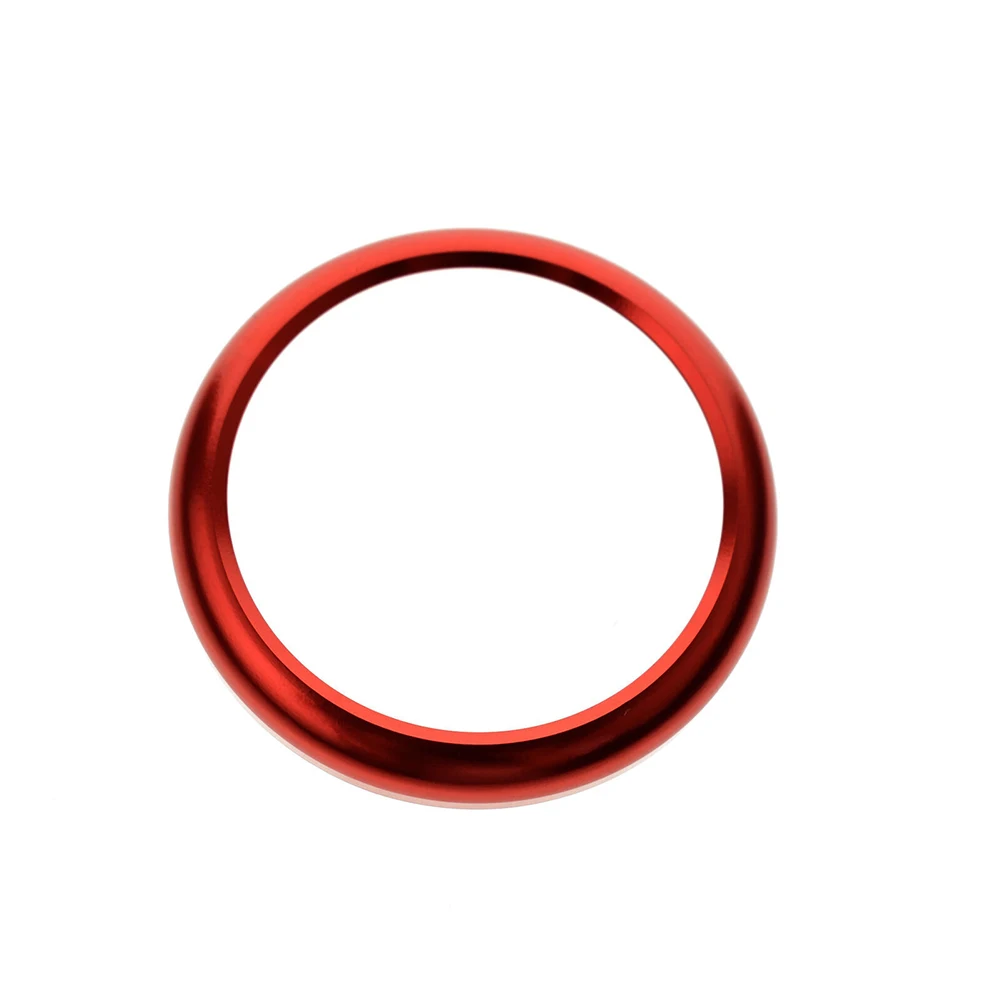 

1pcs Clock Trim Ring Dashboard Center Aluminum Alloy Red Center Clock Compass Cover Scratch-resistant Trim Ring