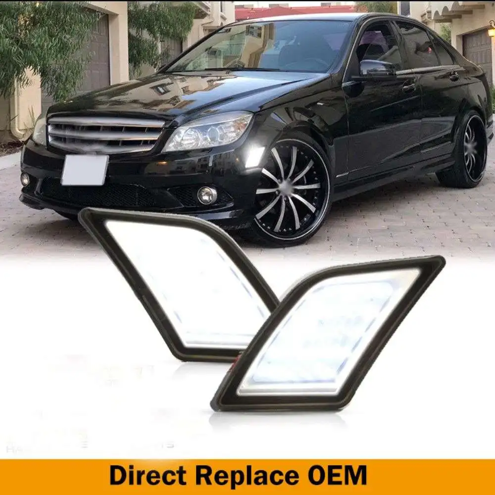 2 шт. черные и дымчатые линзы задние фонари для Mercedes Benz W204 C250 C300 C-Class