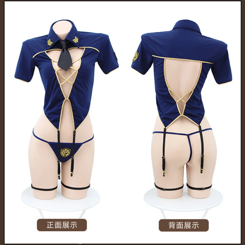 Женское нижнее белье для косплея с глубоким V-образным вырезом